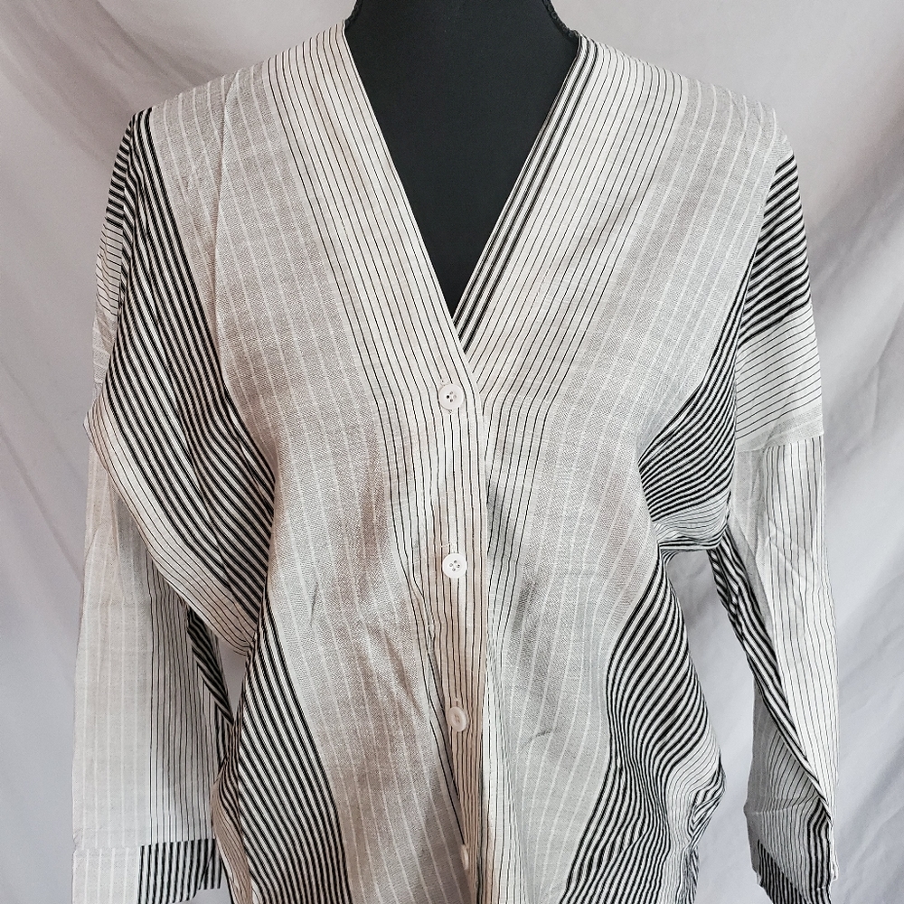 Gray button up Shirt